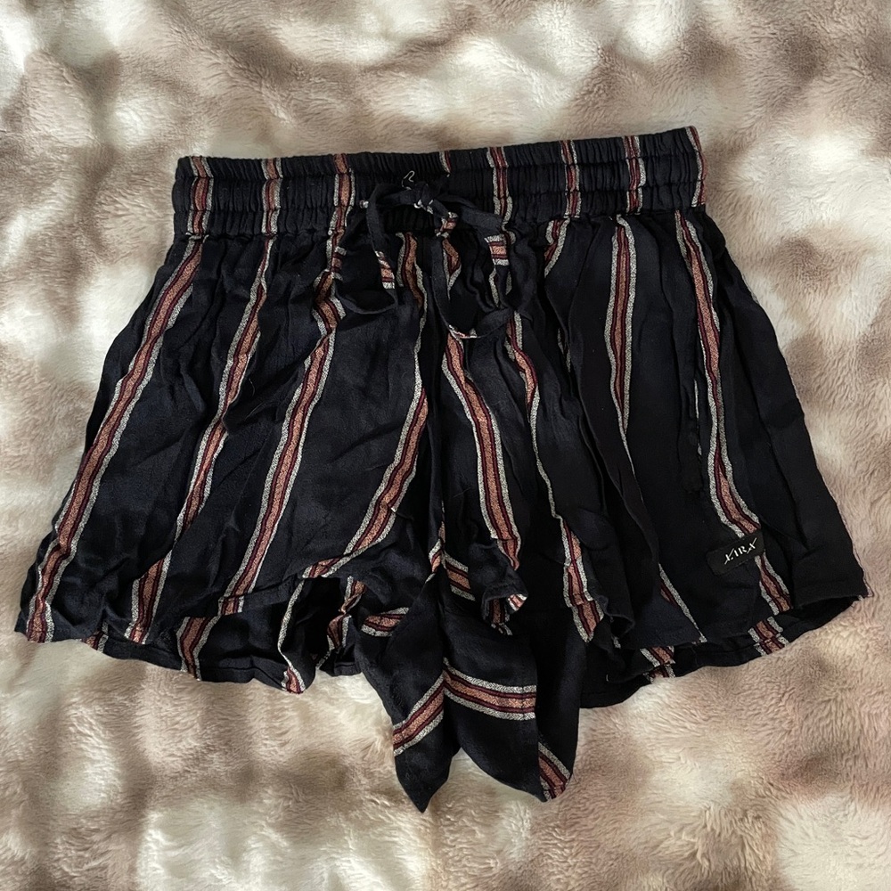 Women’s Black Striped Shorts Size Small